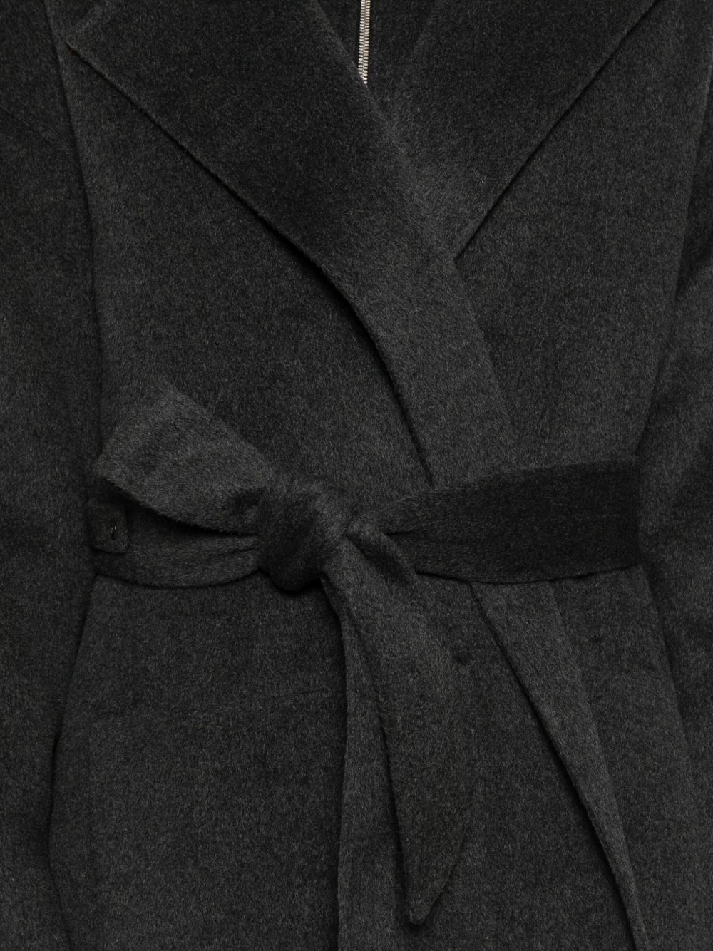 belted wool coat - 5