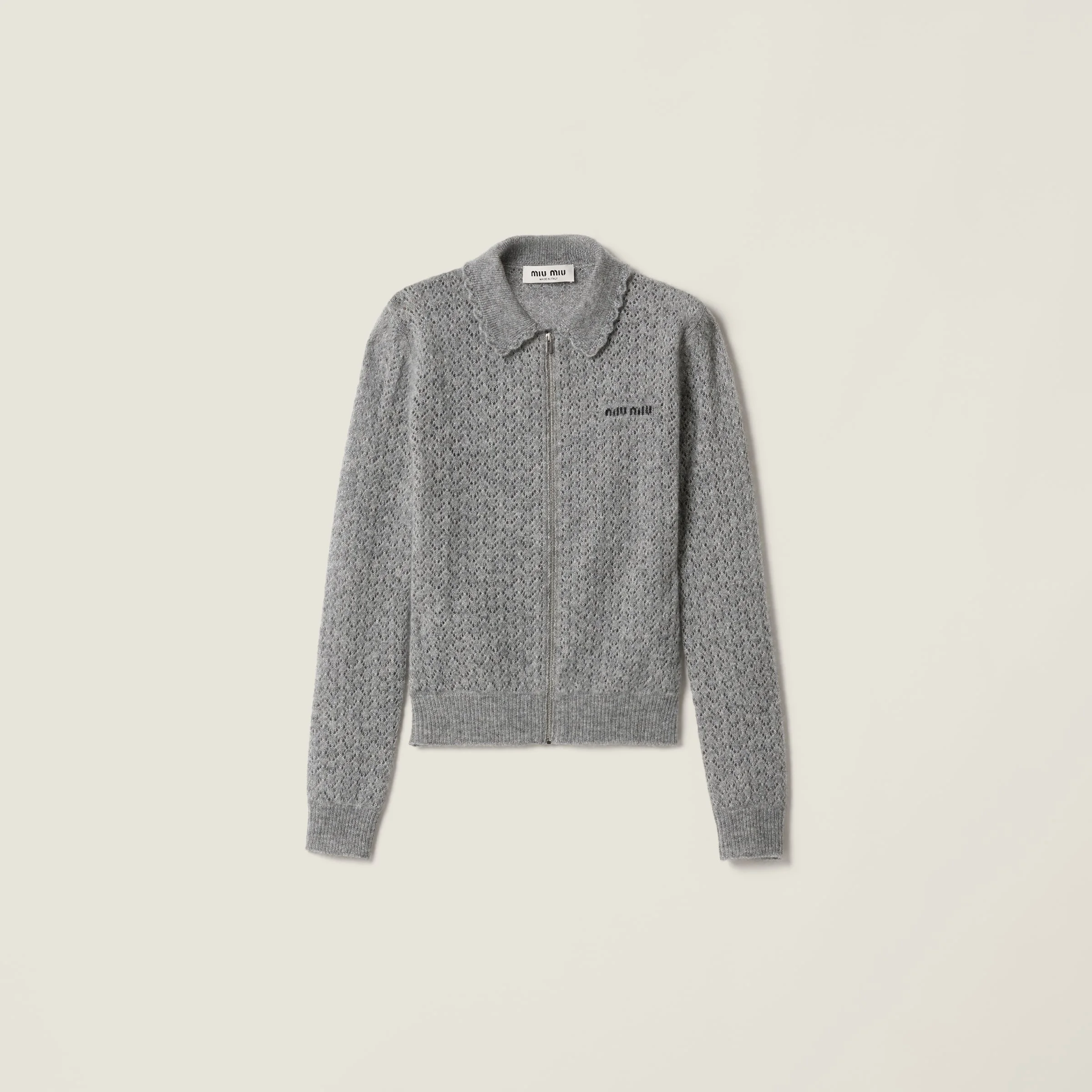 Cashmere and silk cardigan - 1