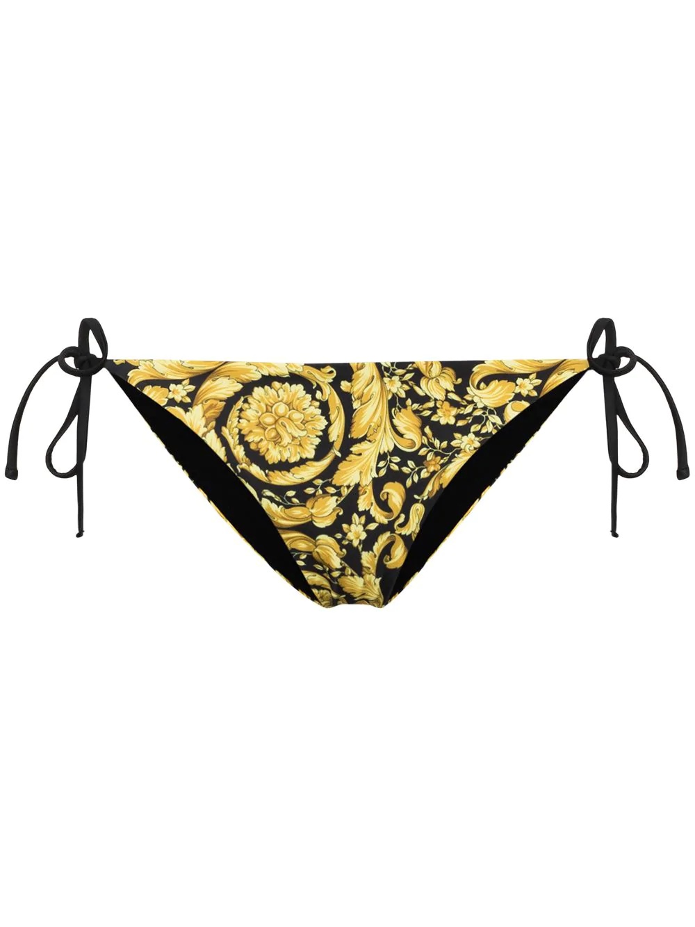 Barocco-print bikini bottoms - 1