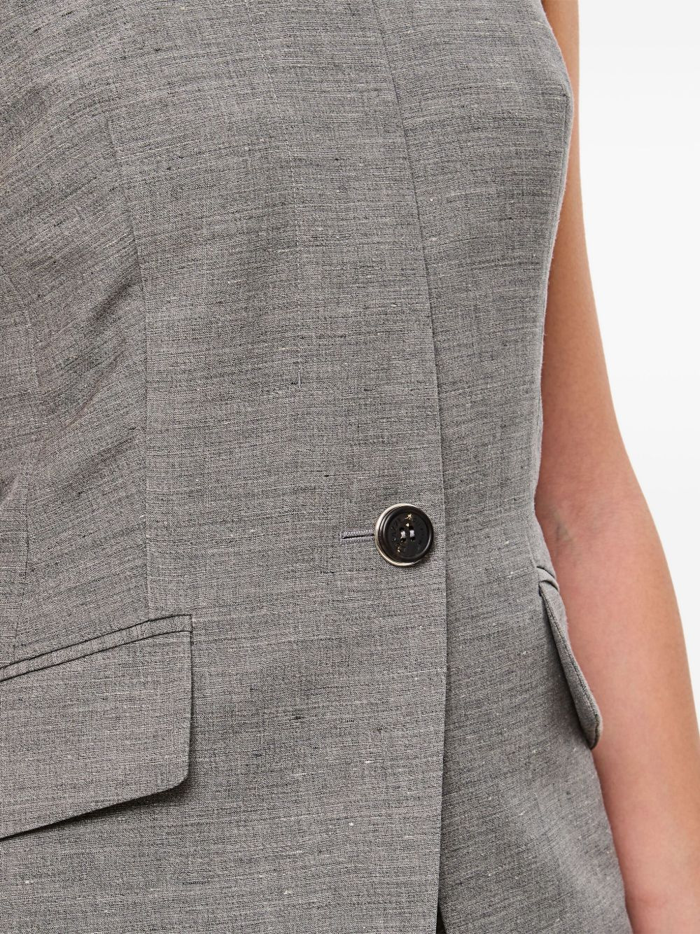 halter-neck waistcoat - 4