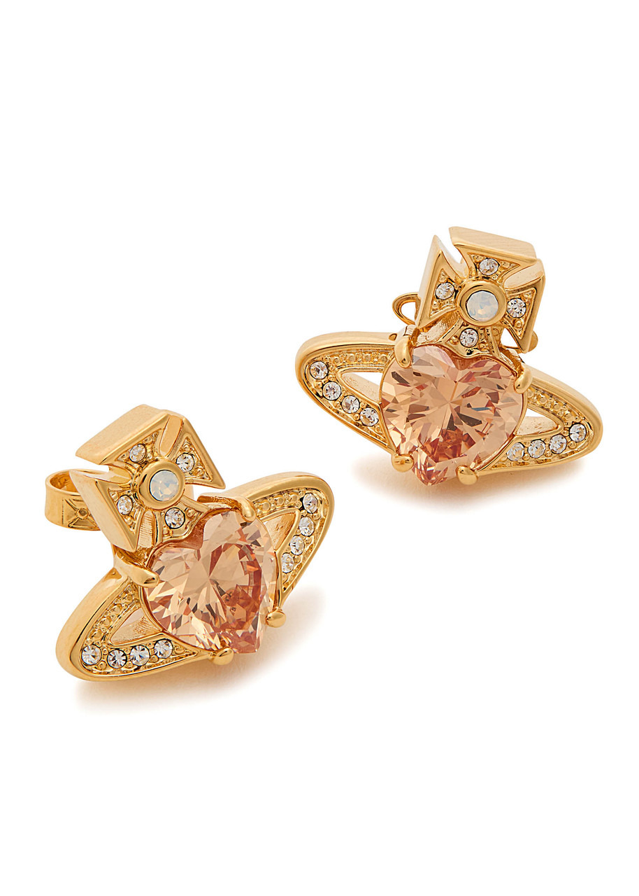 Vivienne Westwood Ariella orb Crystal-embellished Stud Earrings - 3