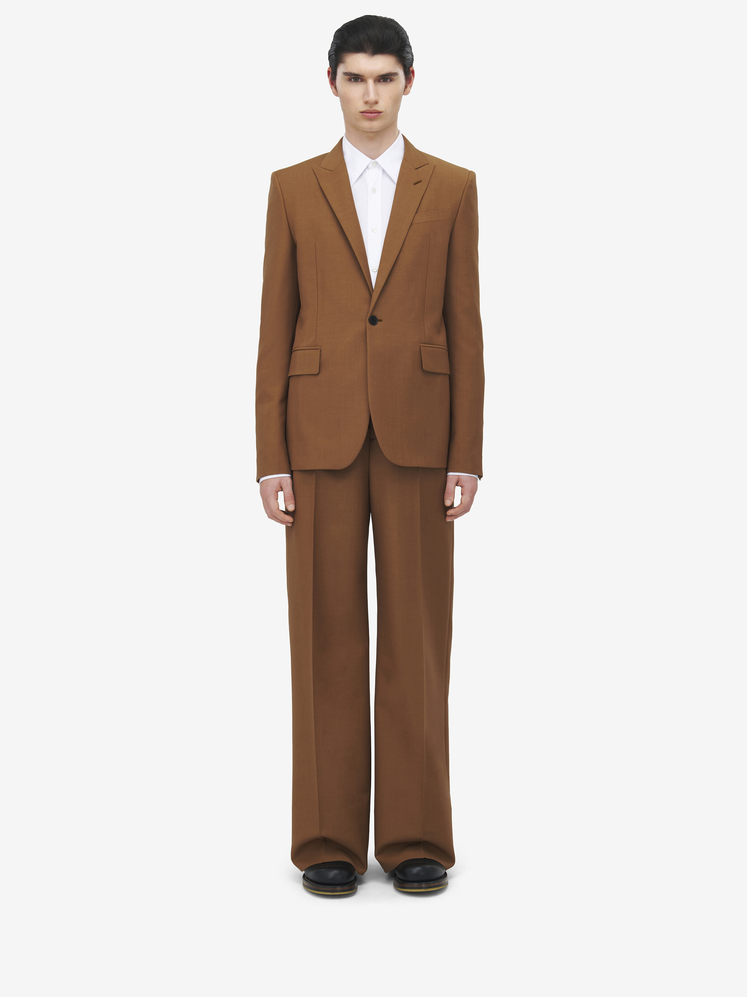 Wool Mohair Single-Breasted Jacket - 3