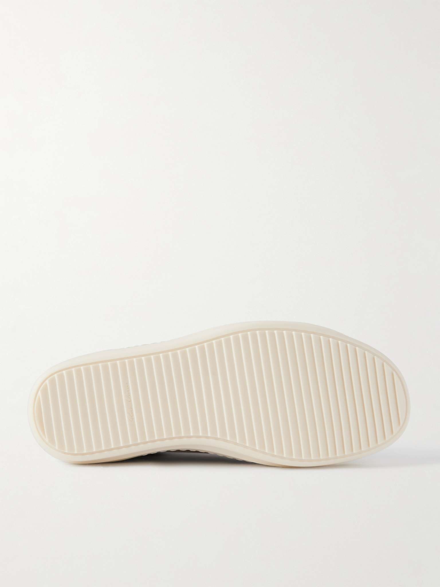 Rick Owens Vintage Suede-Trimmed Nubuck Sneakers | mrporter