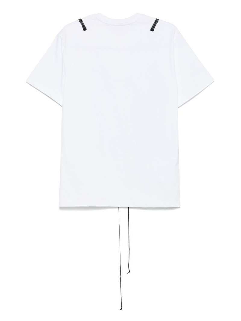 Andersson Bell lace-corset T-shirt outlook