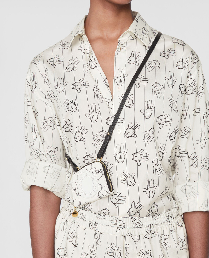 Fantasia Mickey Print Logo Organic Cotton Cardholder 3