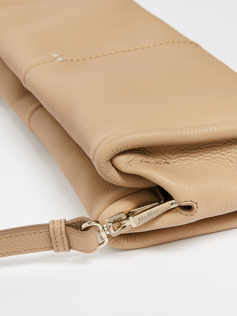 AMALIA Leather clutch bag 5