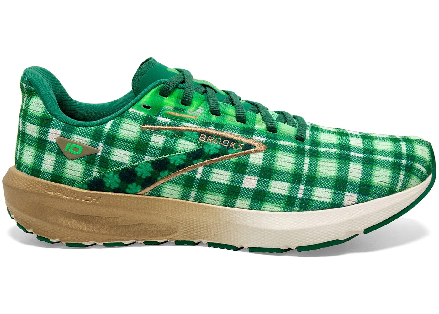 Brooks Launch 10 Toucan Verdant Vanilla - 1