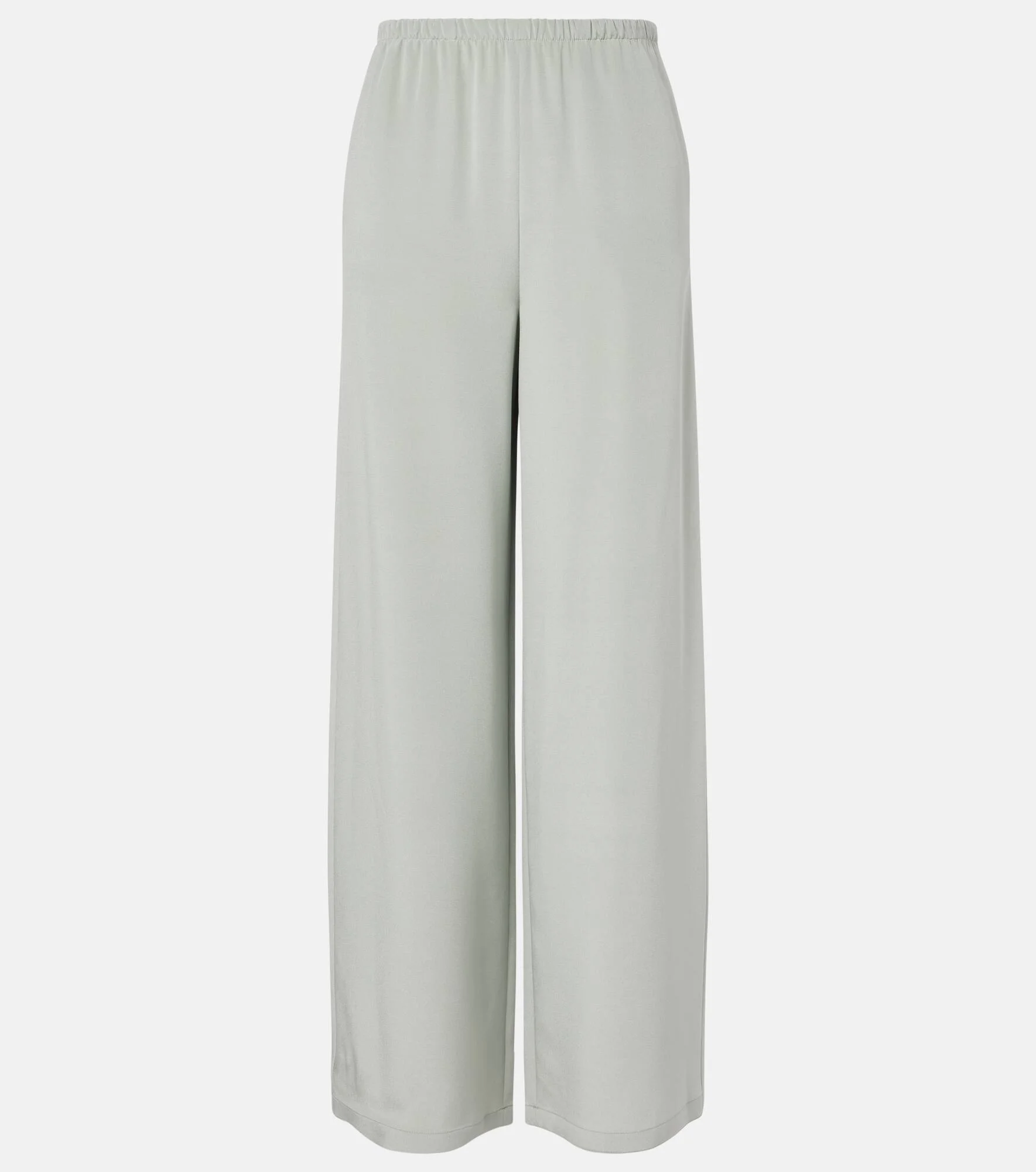 Maga silk-blend satin wide-leg pants - 1