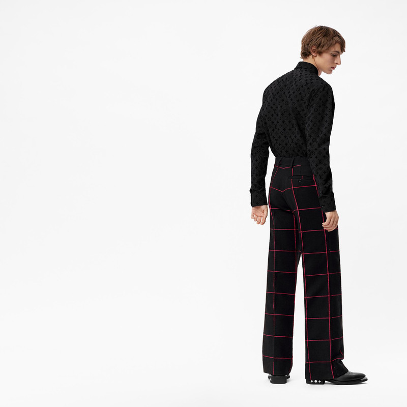 Flocked Monogram Classic Shirt 5