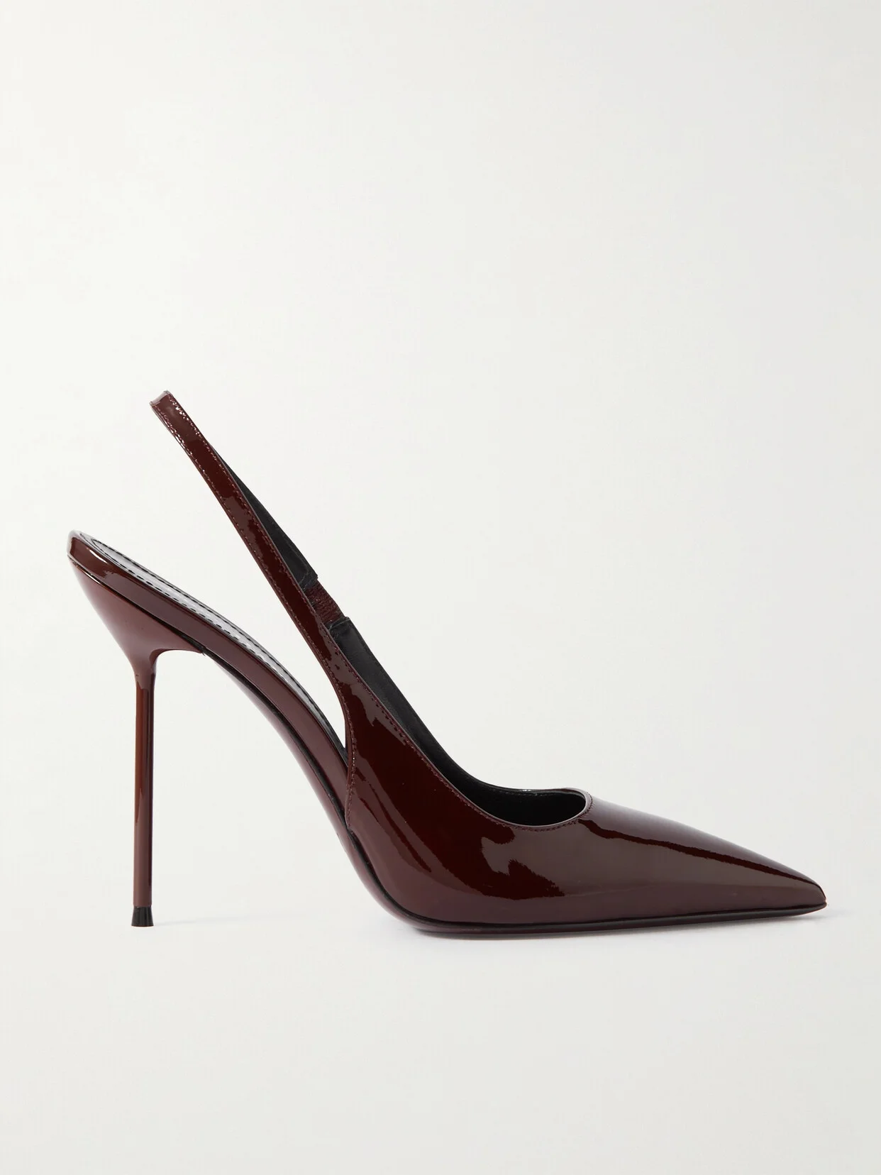 Lidia Patent-leather Slingback Pumps - 1