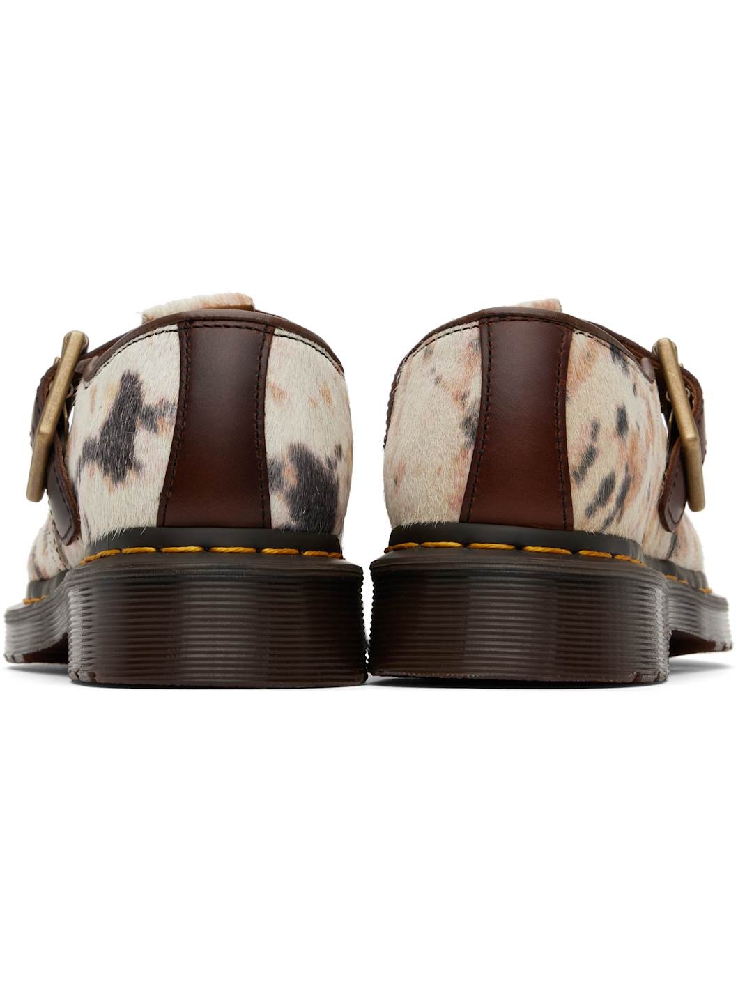Off-White T-Bar Loafers - 2