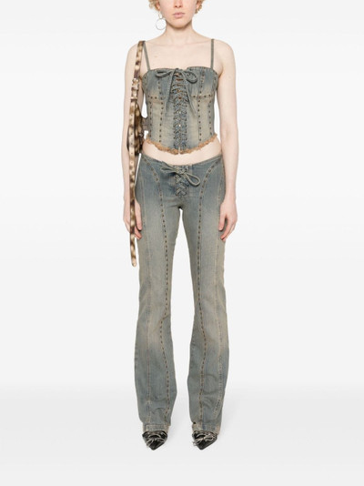 MISBHV Lara lace-up jeans outlook