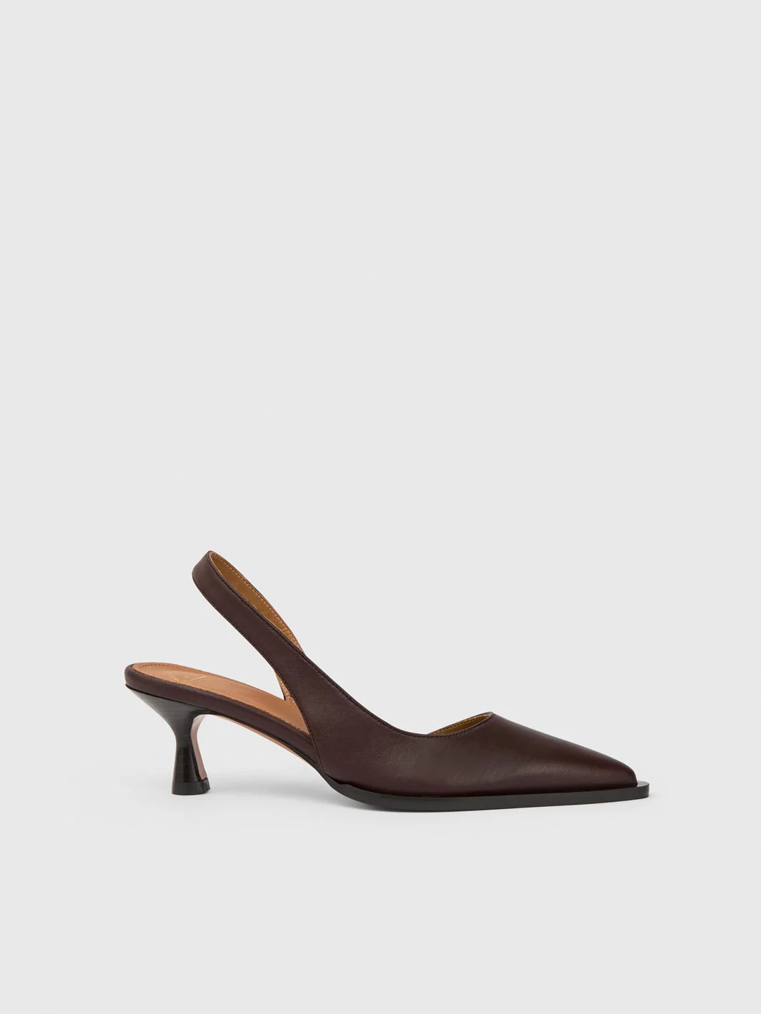 Desana Walnut Nappa Slingbacks - 1