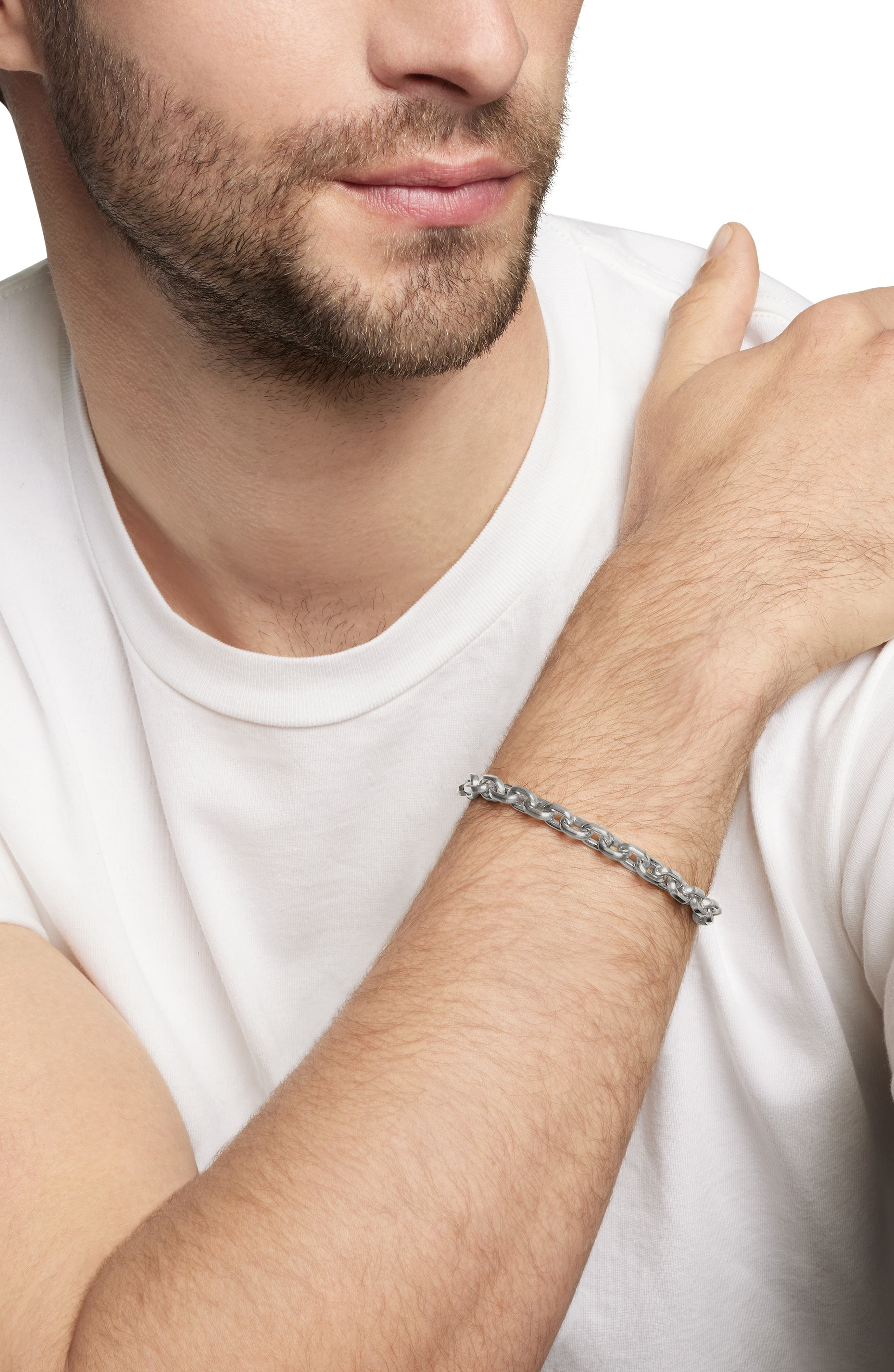 David Yurman Deco Chain Link Bracelet in Sterling Silver at Nordstrom - 3