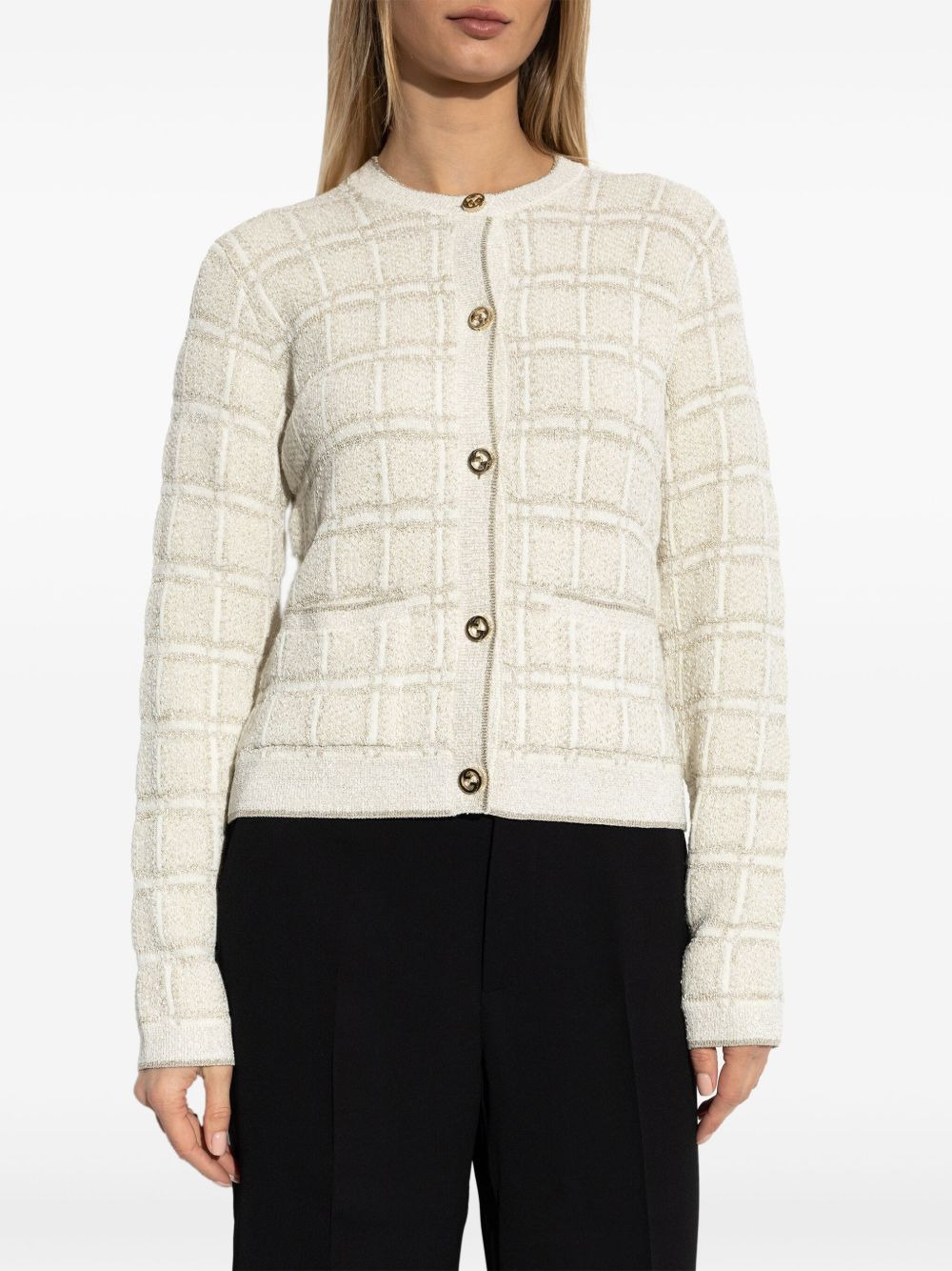 Gucci Women Checked Cardigan - 3