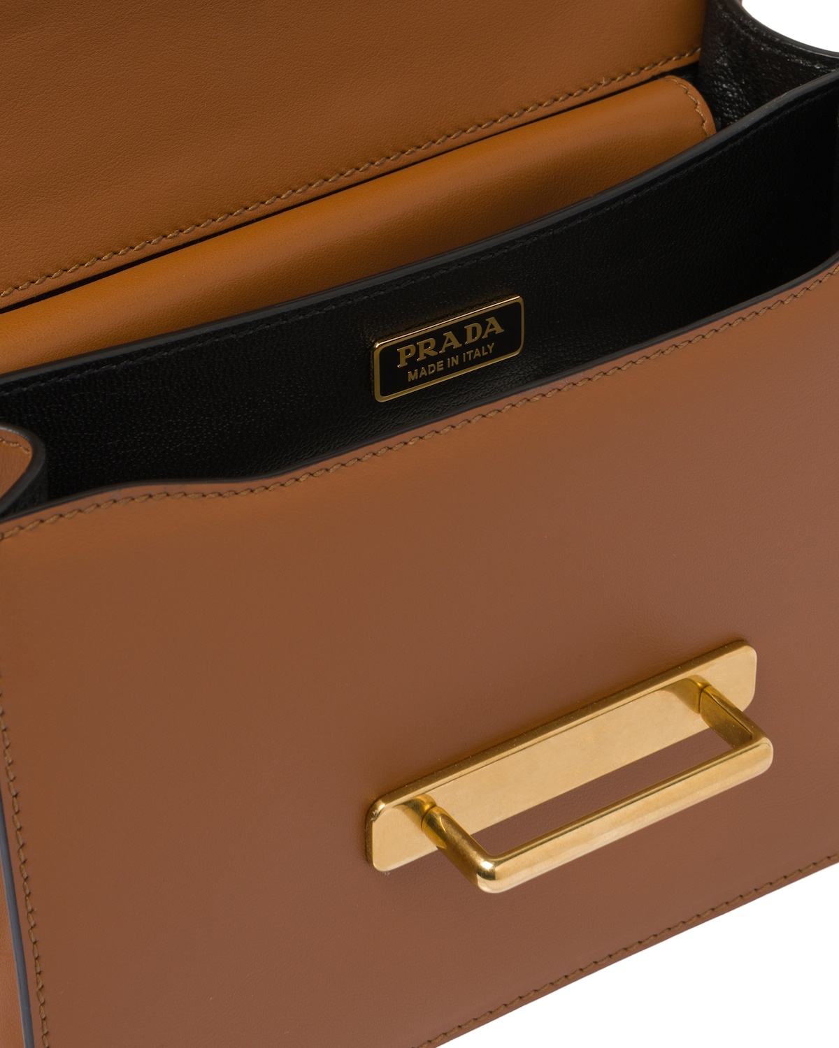 Leather Prada Cahier Bag - 5