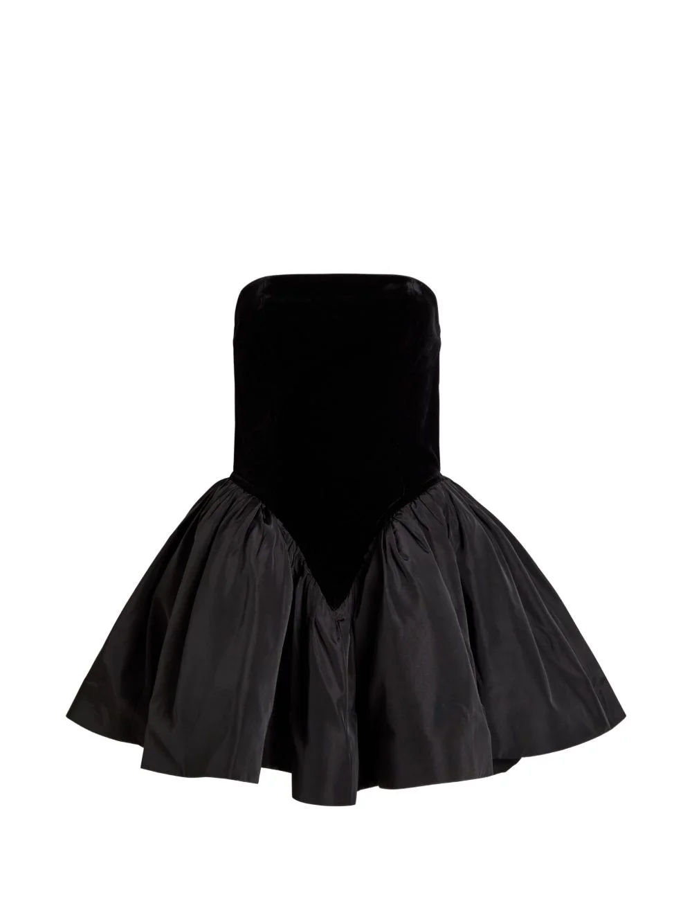 Atlas velvet strapless dress - 1