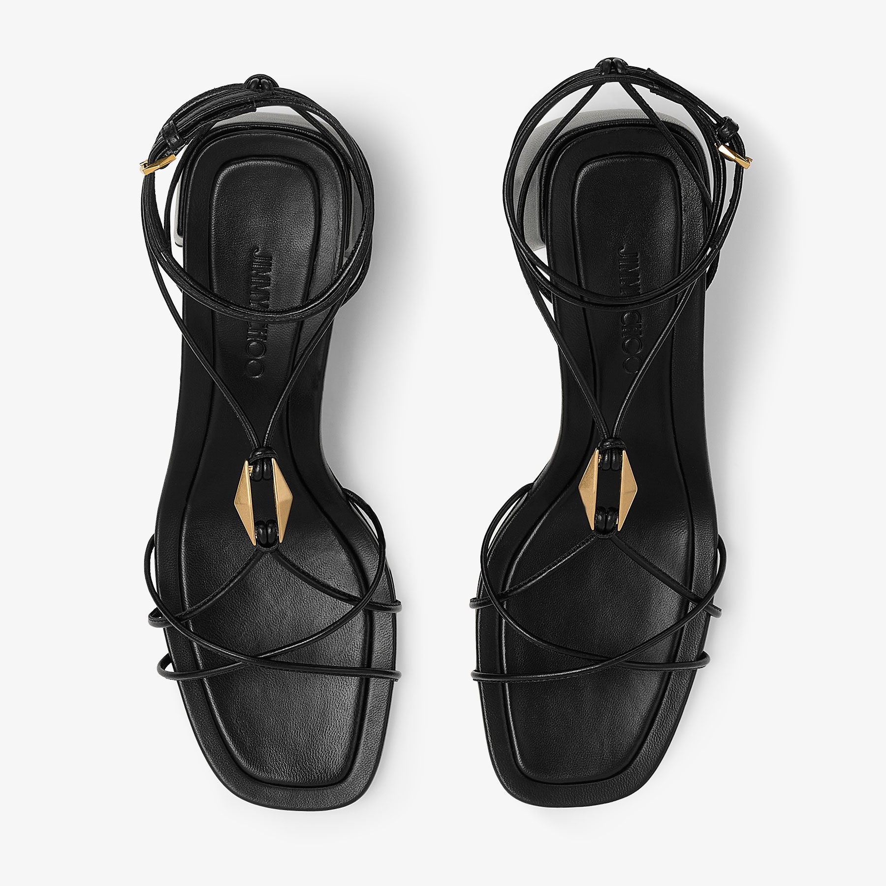 Onyxia 70
Black Nappa Leather Sandals - 4