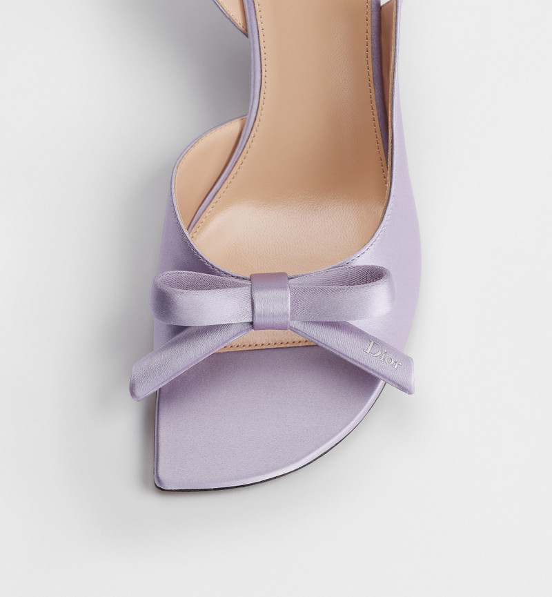 Dior Bow Heeled Slingback Sandal 4