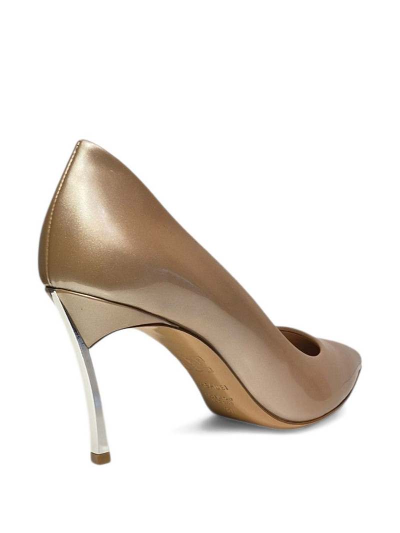 pointed-toe sculptural heel pumps 4