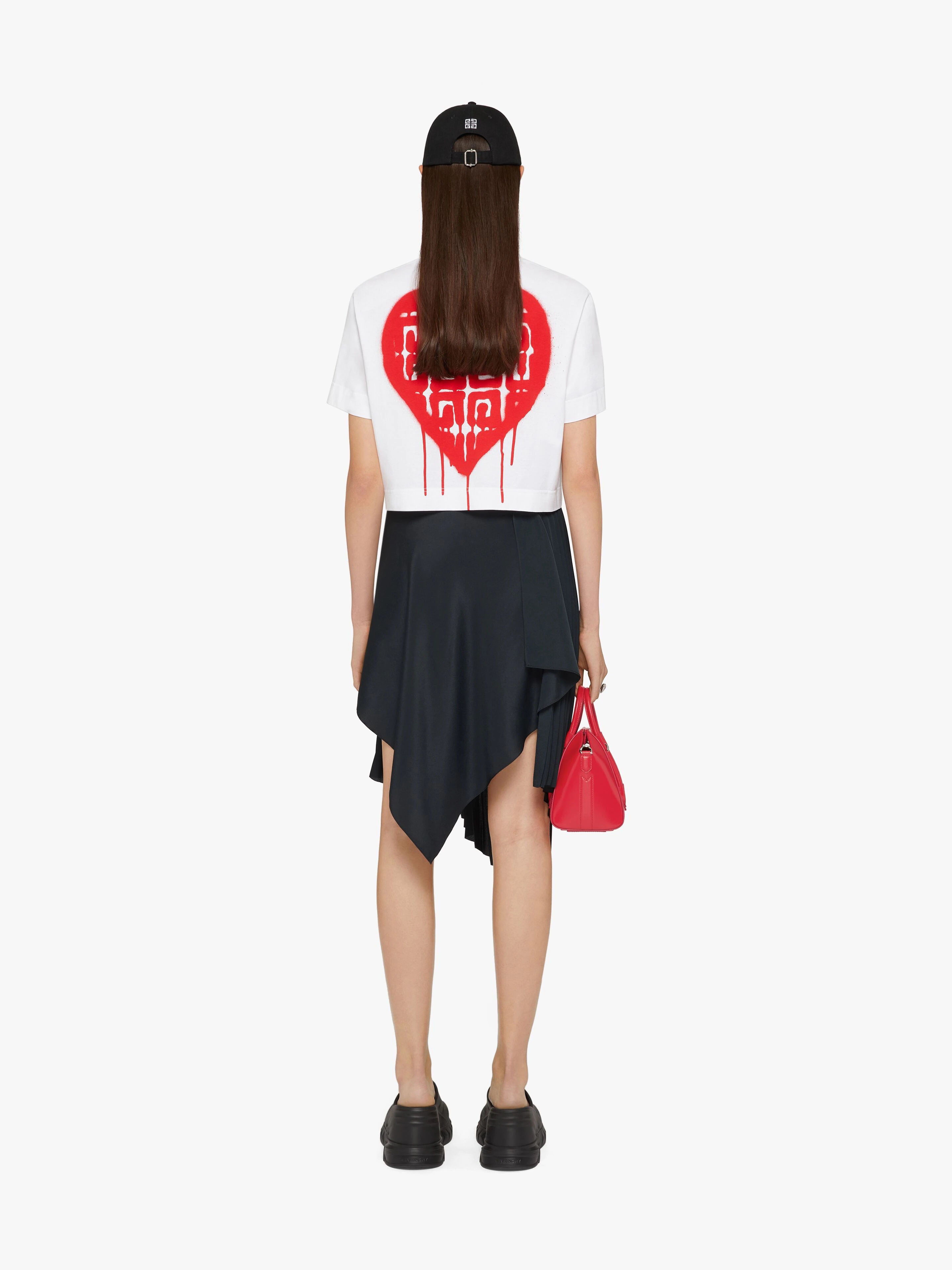 T-SHIRT IN JERSEY WITH TAG EFFECT PRINT - 4