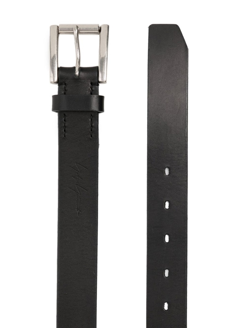 calf leather belt - 2