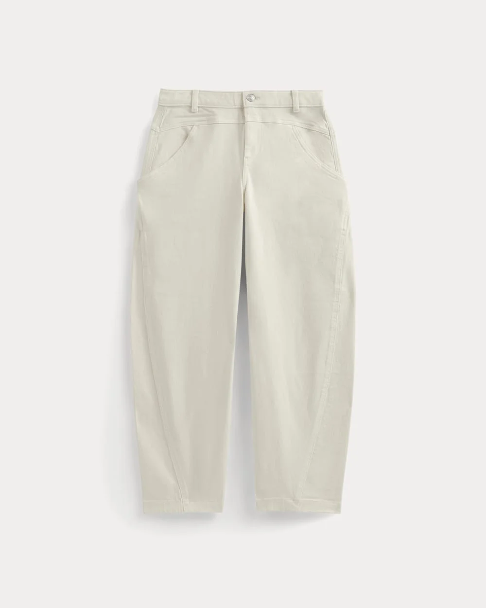 DOUBLE-STITCH BARREL PANT - 1