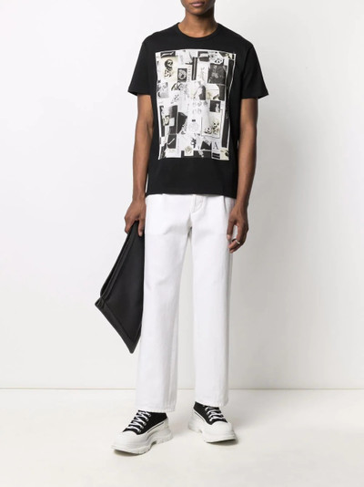 Alexander McQueen skull-print cotton T-shirt outlook