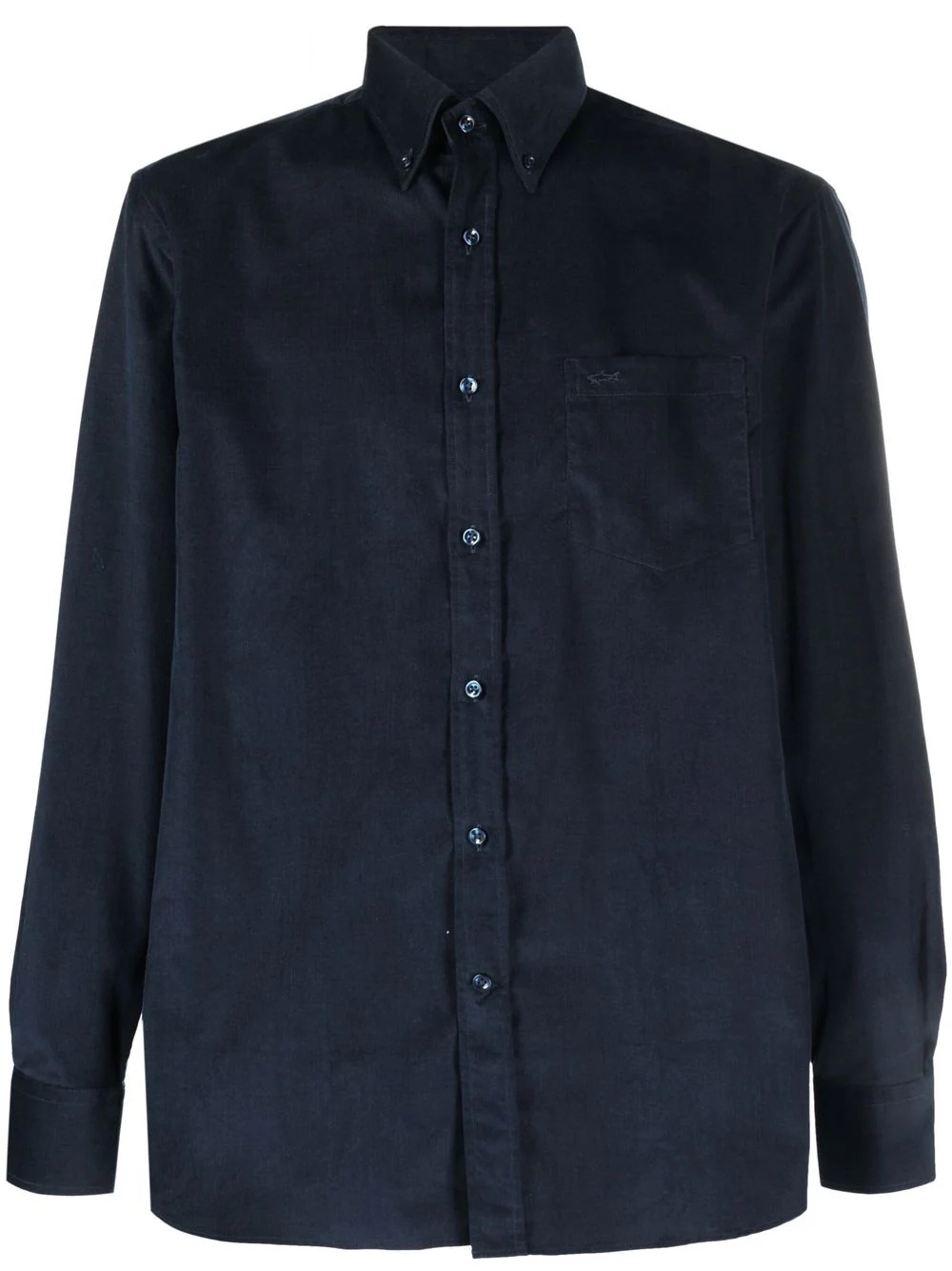 button-down cotton shirt - 1