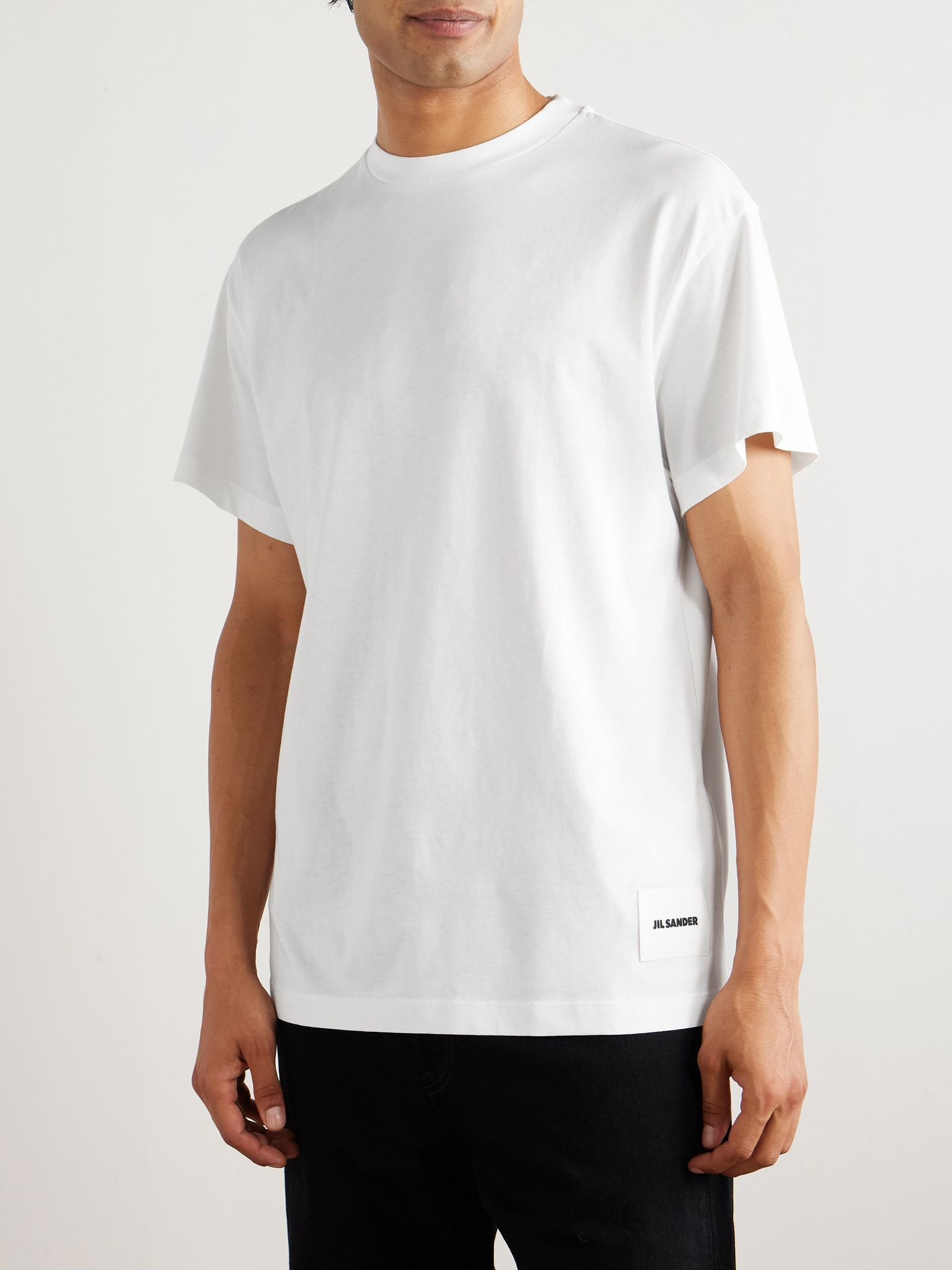 Set of Three Cotton-Jersey T-Shirts Multi - 3