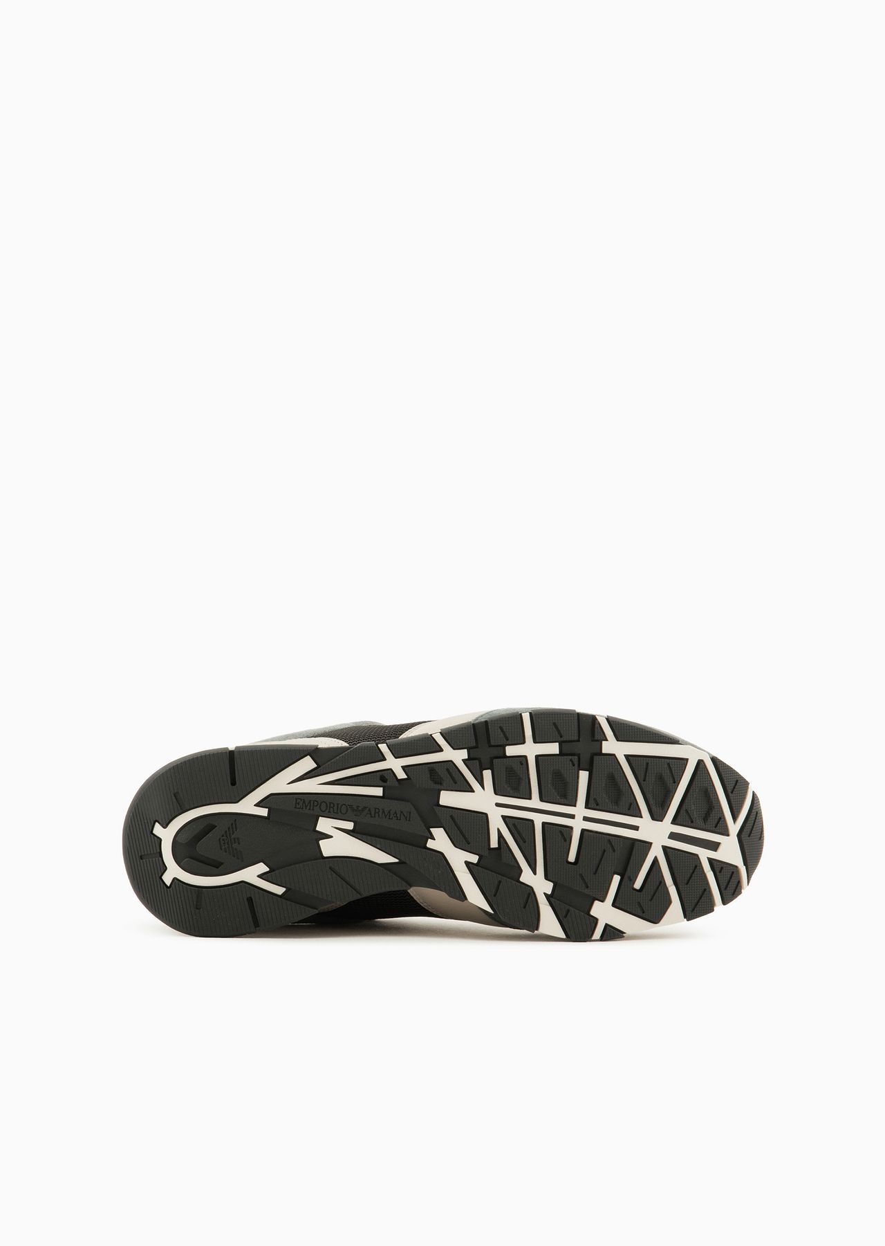 Mesh and suede sneakers with side eagle - 6