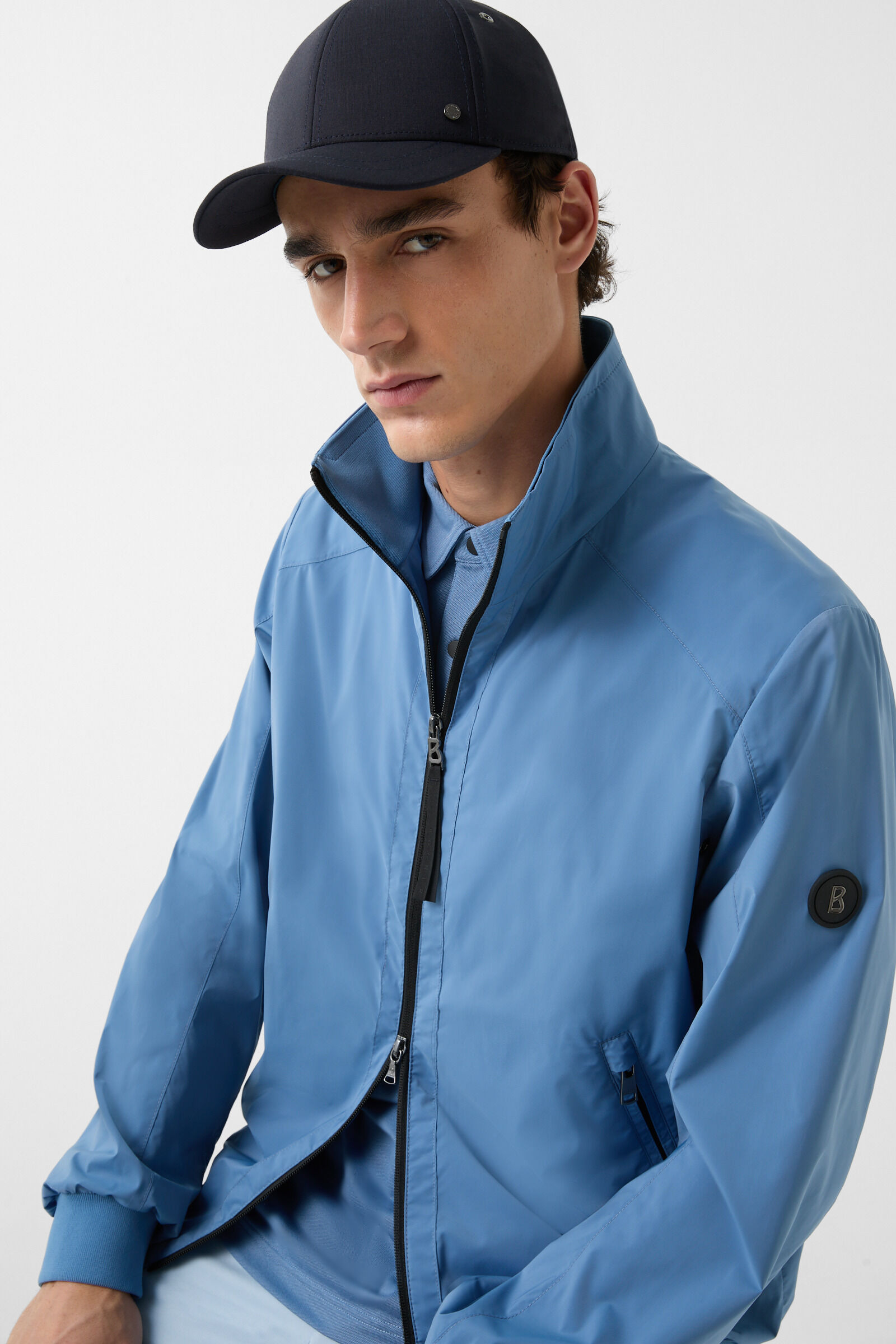 Jonas blouson in Misty blue - 7