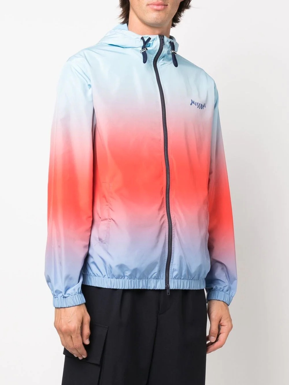 tie-dye zip-up jacket - 3