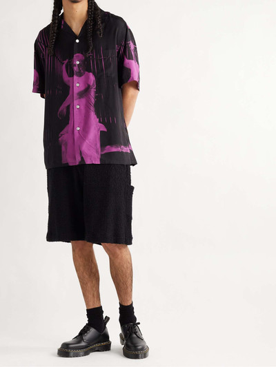 WACKO MARIA + The Silence of the Lambs Camp-Collar Printed Woven Shirt outlook