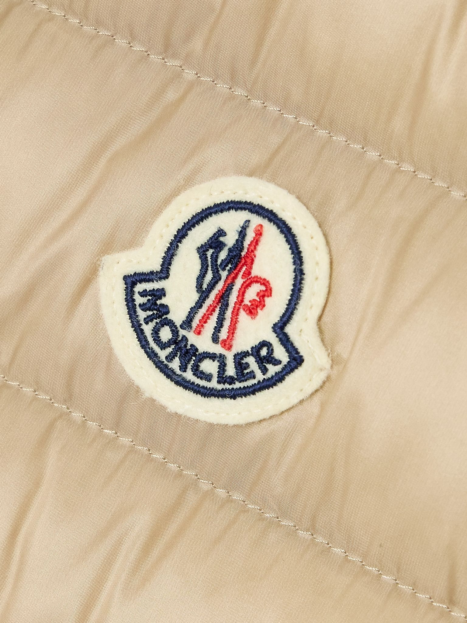 Liane quilted appliquéd shell down vest Beige - 5