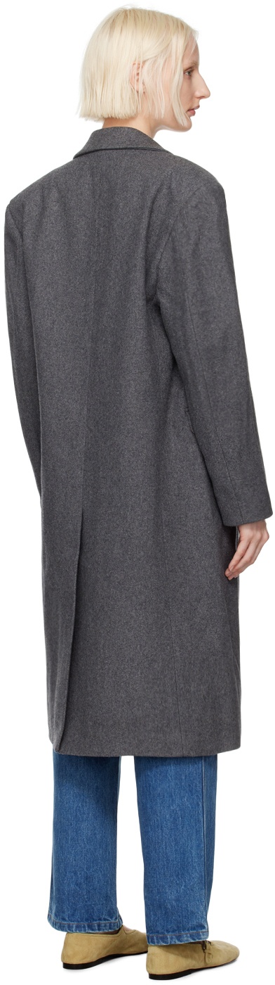 Gray Classic Coat - 3
