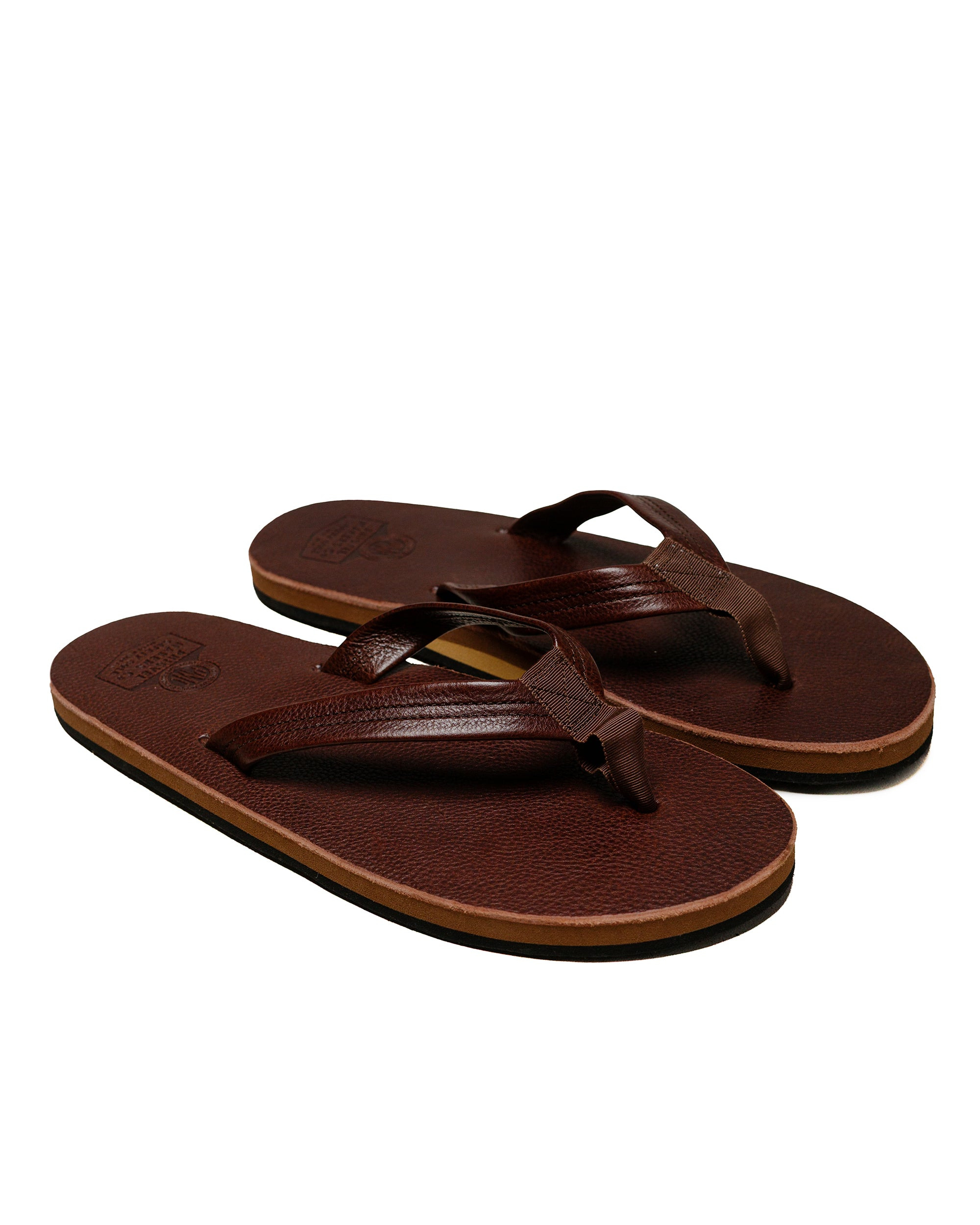 Leather Beach Sandals Brown - 2