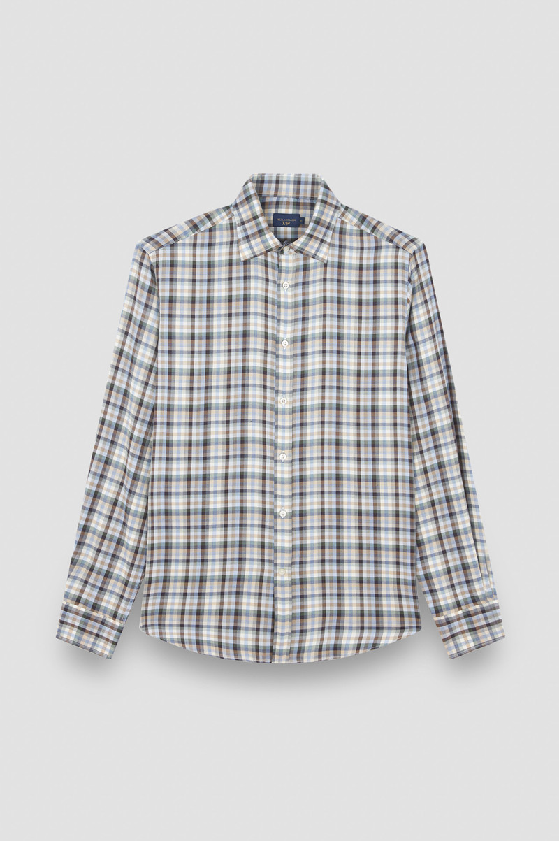 X-SOFT SHIRT WITH CHECKERED PATTERN 1