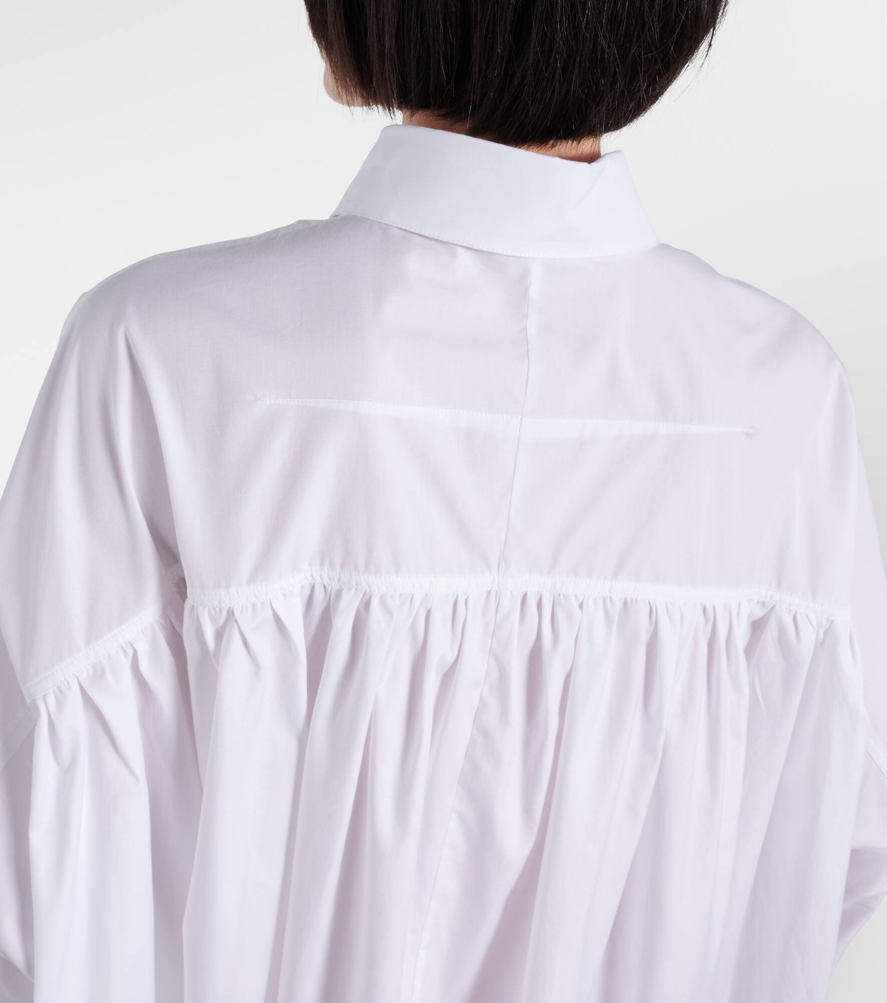 Cotton poplin shirt dress - 5