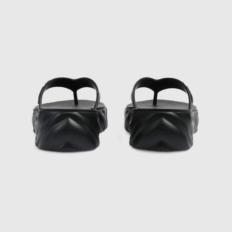 GUCCI Women's thong platform sandal outlook