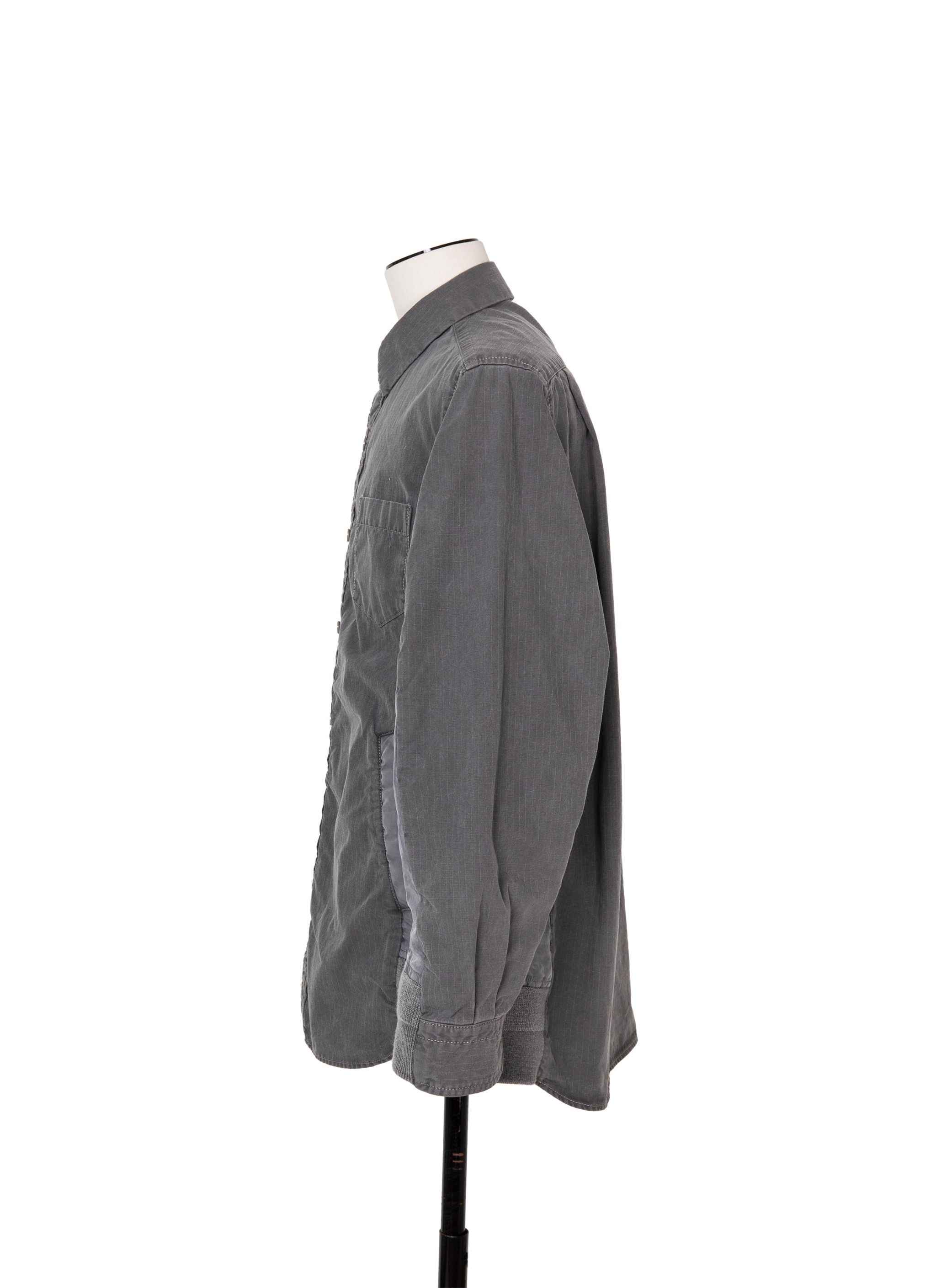 Garment Dye Rip Stop x Nylon Twill Shirt - 3