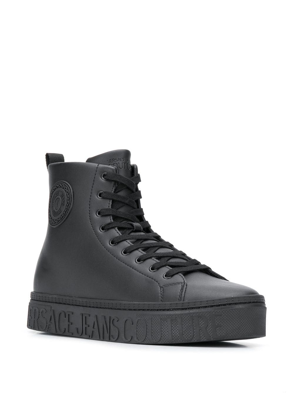 logo hi-top sneakers - 2