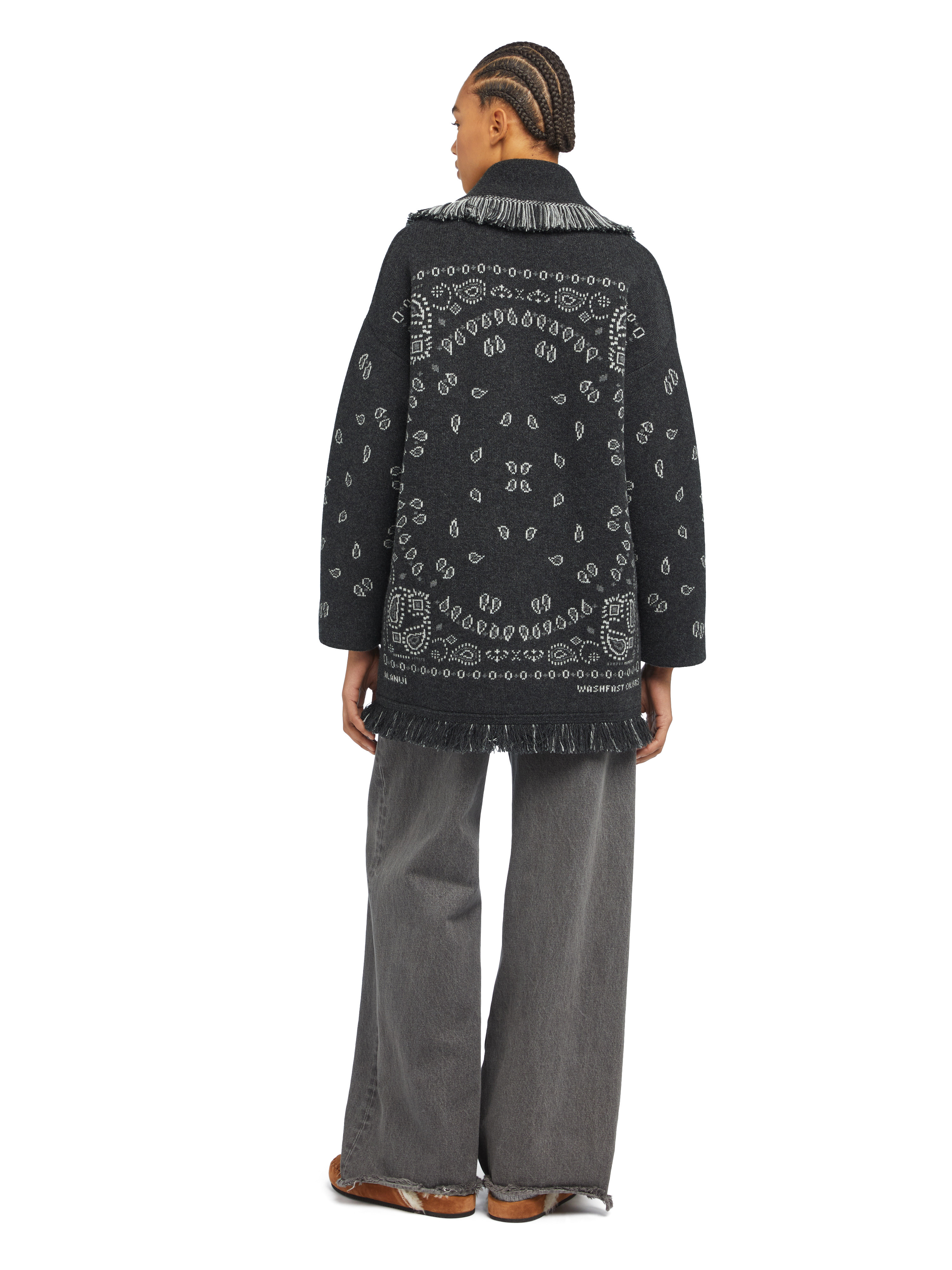 Bandana Jacquard Cardigan - 7