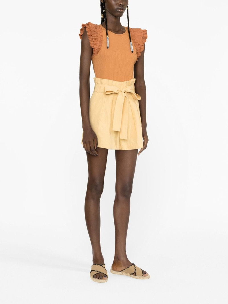 belted-waist shorts 3