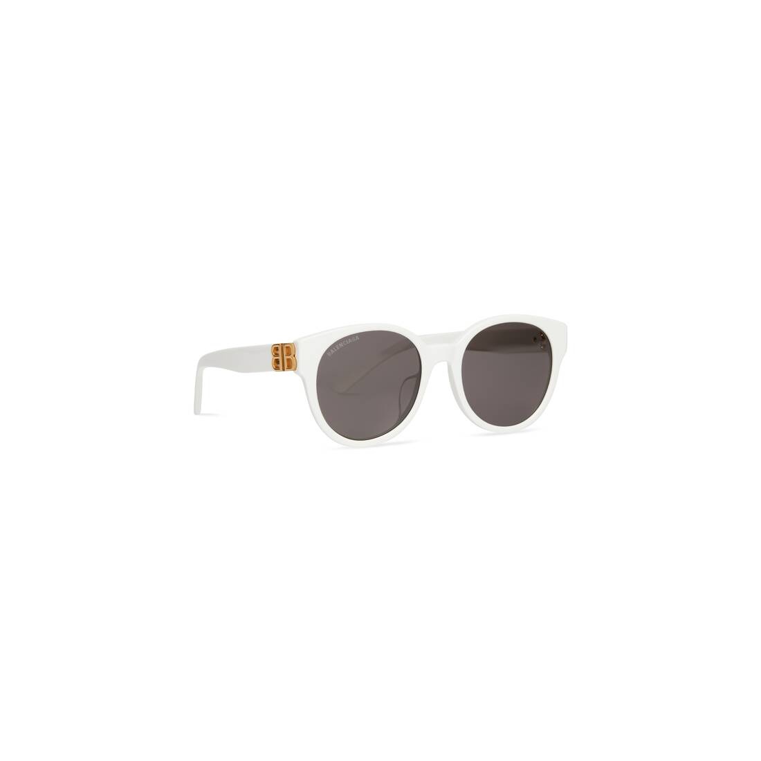 Women's Dynasty Round Sunglasses in White - 2