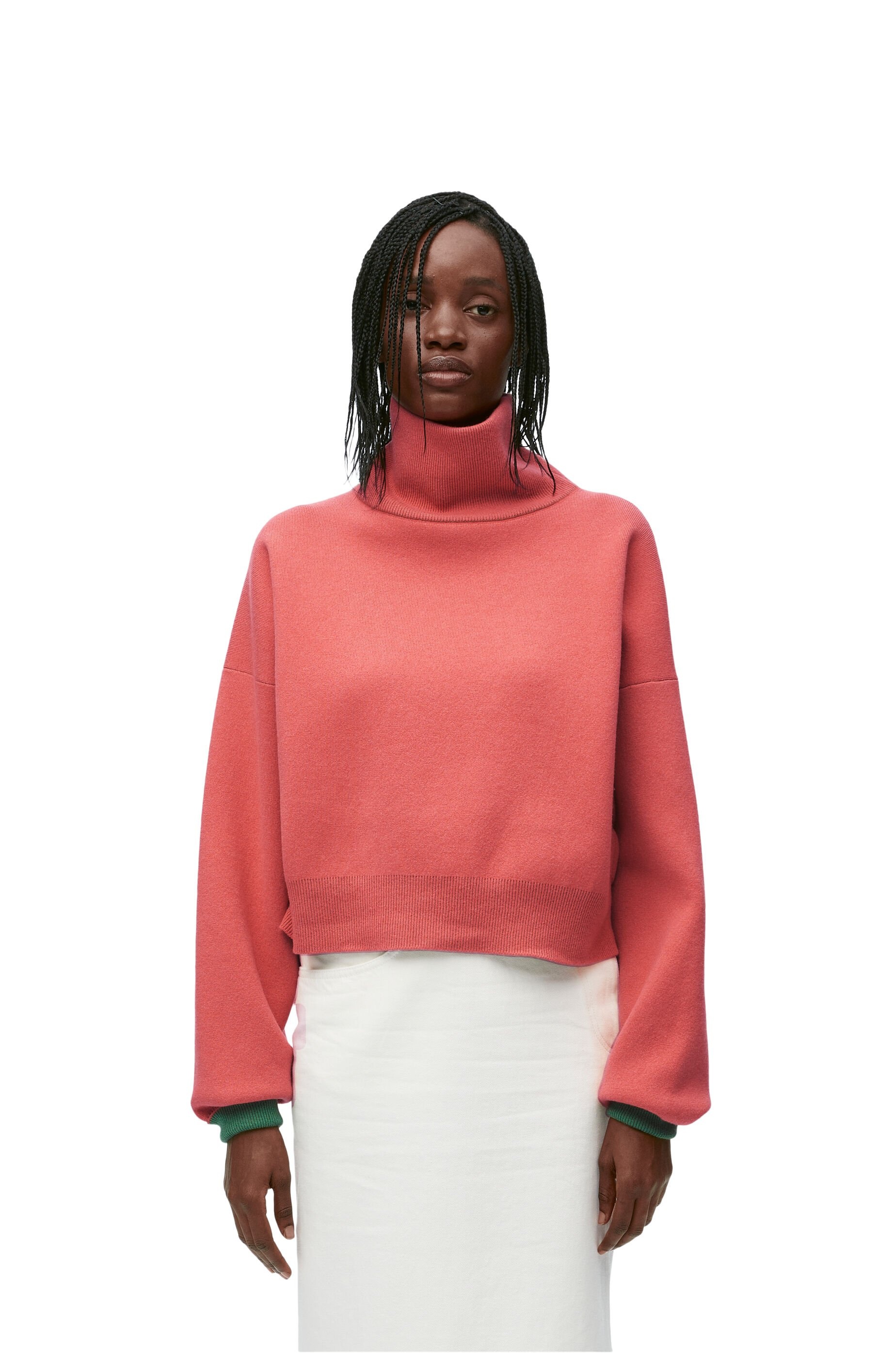 High neck sweater in cashmere - 3