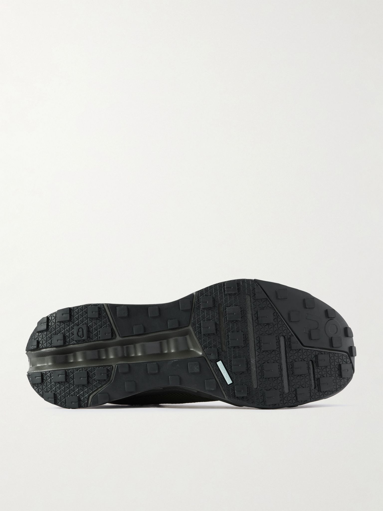 Cloudhorizon Rubber and Webbing-Trimmed Mesh Sneakers Green - 3