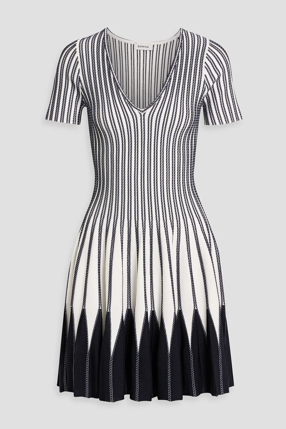 Beckett jacquard-knit mini dress - 1