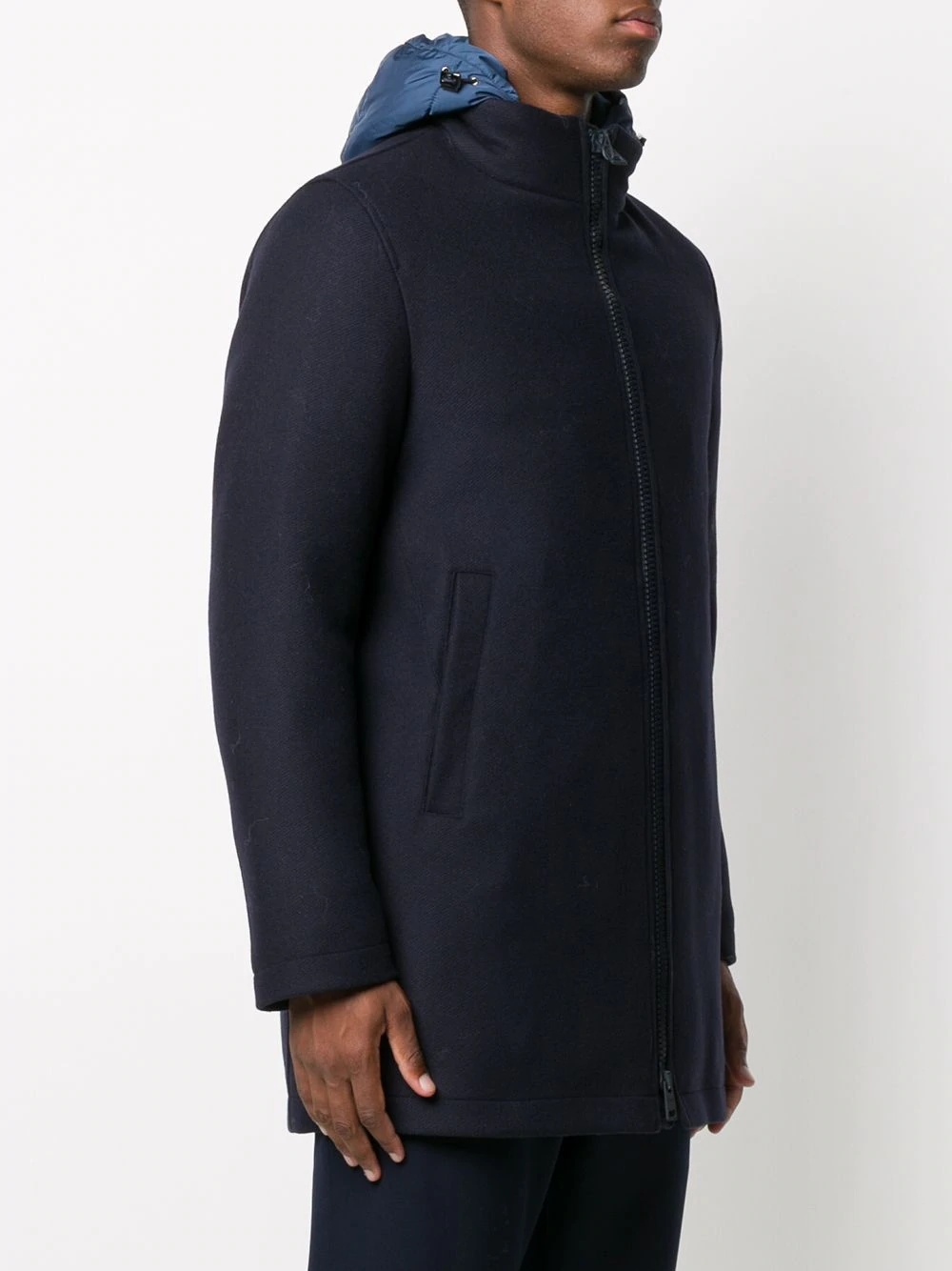 padded hooded coat - 3