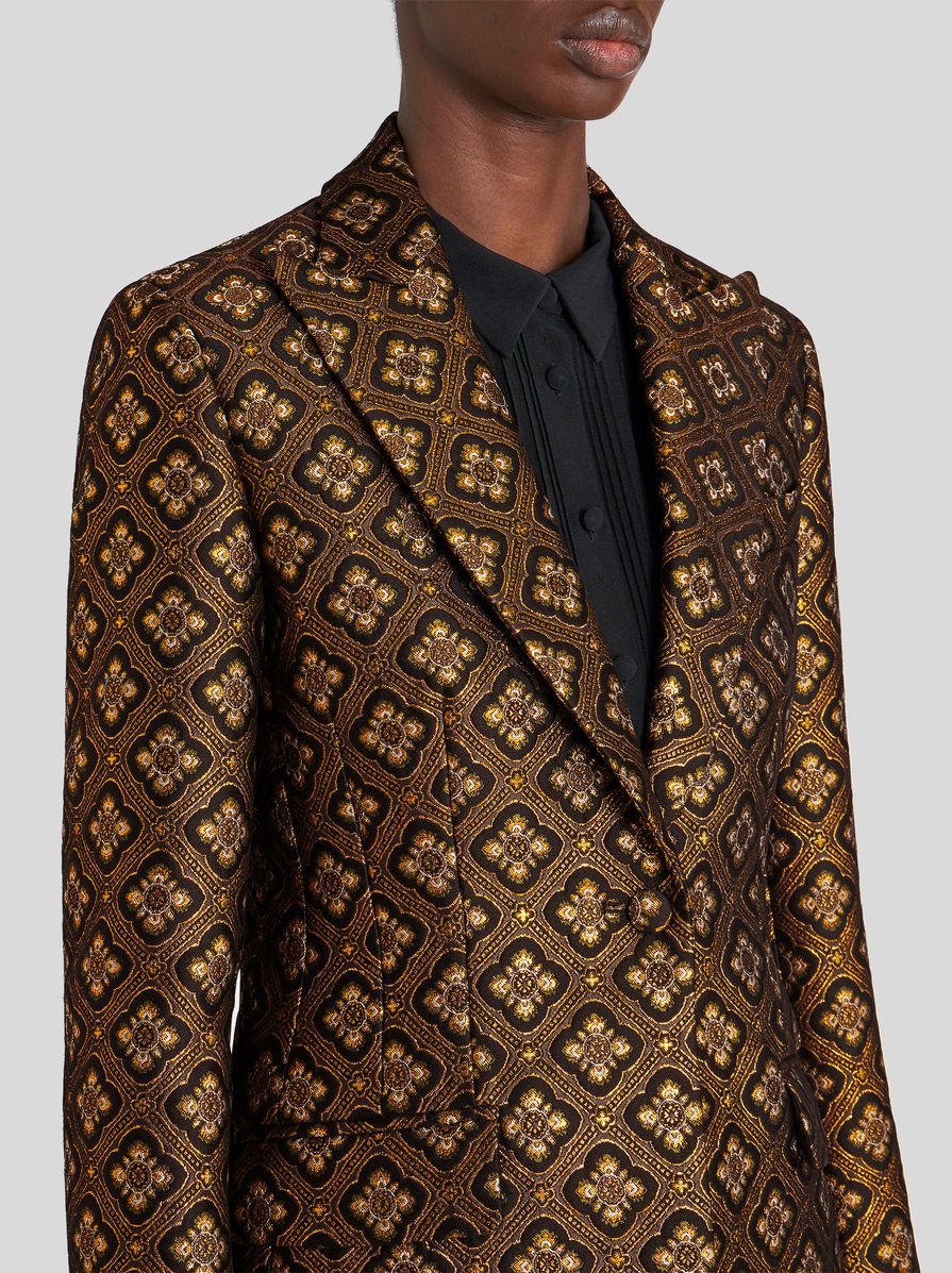 JACQUARD JACKET WITH MEDALLIONS - 2